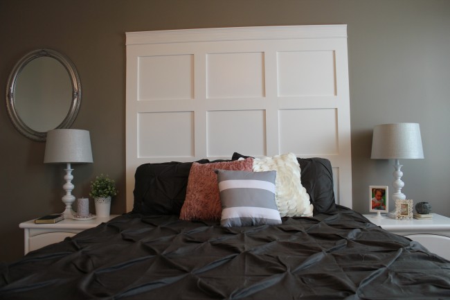 How to Make a Board and Batten Headboard from www.joyinourhome.com