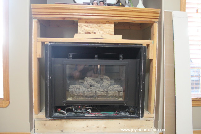 Our Fireplace Transformation at www.joyinourhome.com