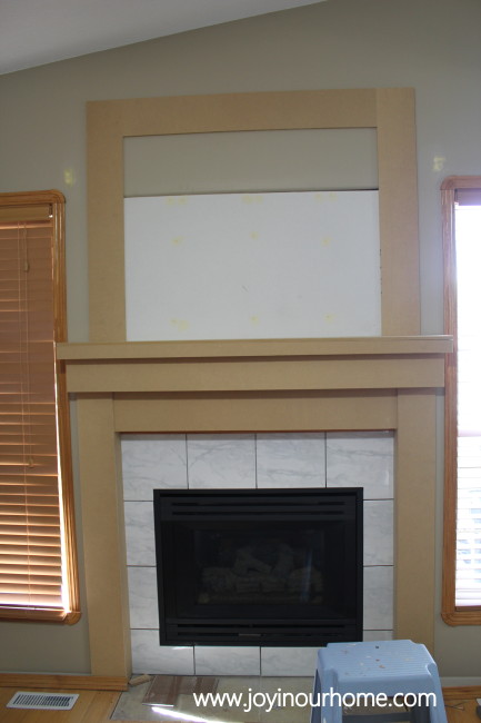 Our Fireplace Transformation at www.joyinourhome.com