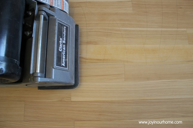 Our Journey in Refinishing Hardwood Floors at www.joyinourhome.com