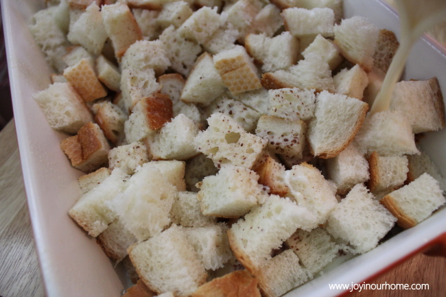 Bread Pudding with Cinnamon Toffee Sauce from www.joyinourhome.com