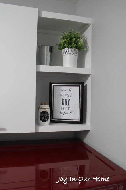 Laundry Room Reveal at www.joyinourhome.com