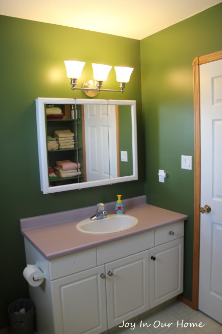 One Room Challenge: A Bathroom Makeover from www.joyinourhome.com