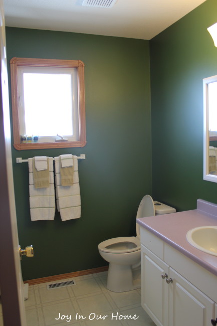 One Room Challenge Bathroom Makeover at www.joyinourhome.com