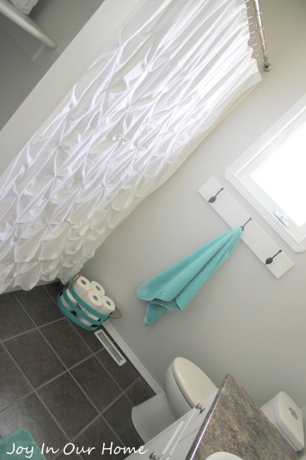 Bathroom Reveal by www.joyinourhome.com