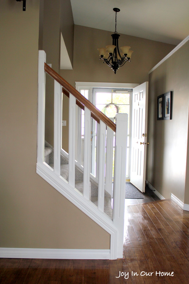 Painted Staircase using Chalkpaint