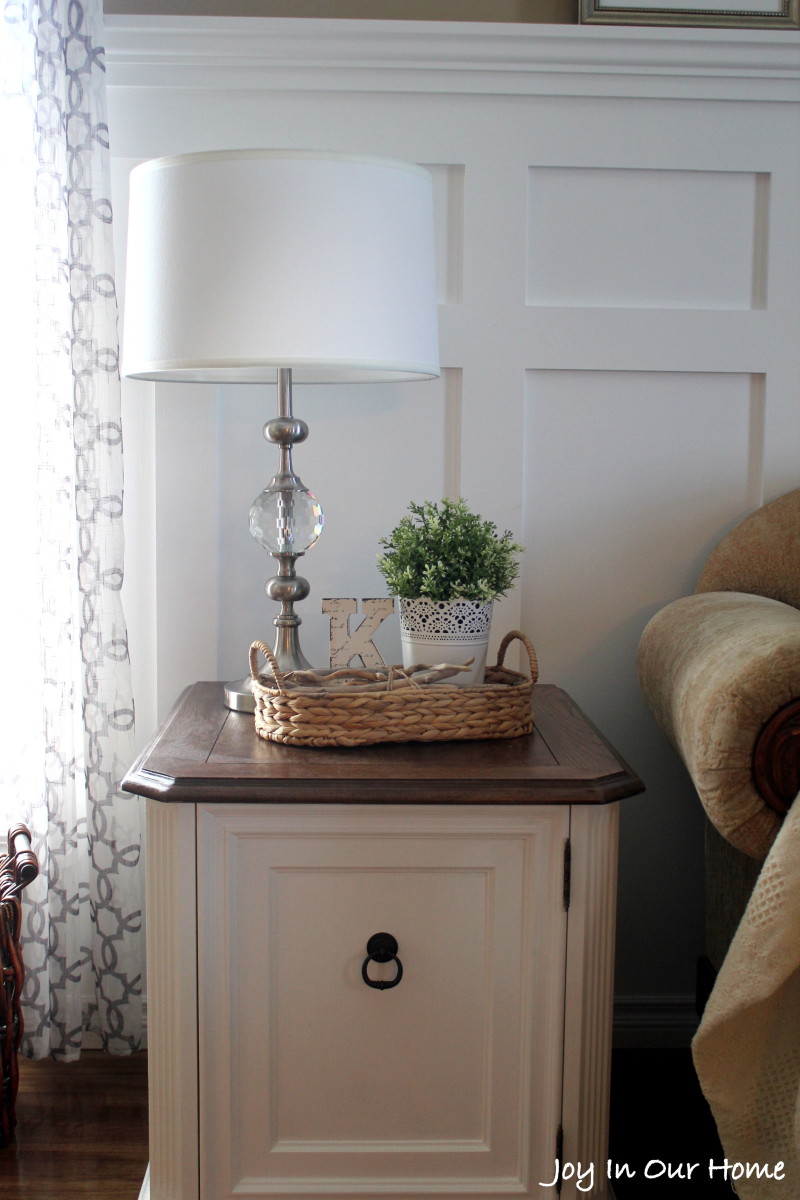 Repurposed Living Room End Table