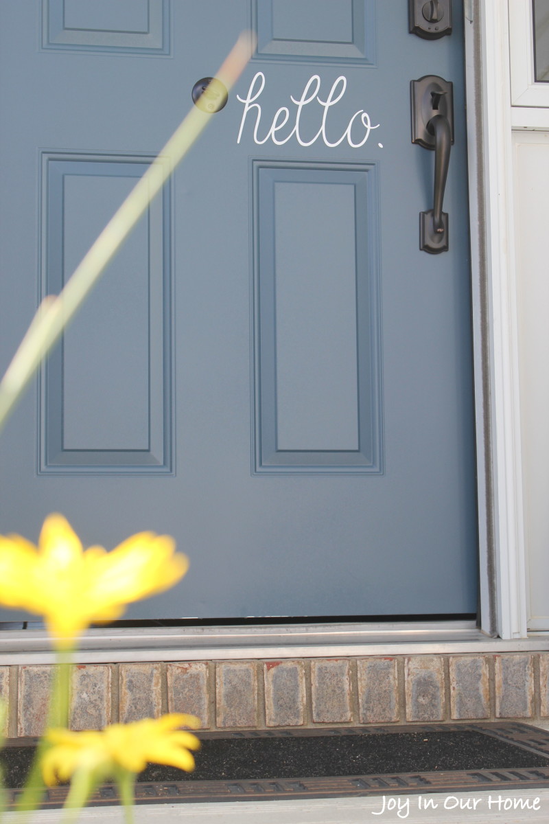 The Easiest Way To Paint a Door from www.joyinourhome.com