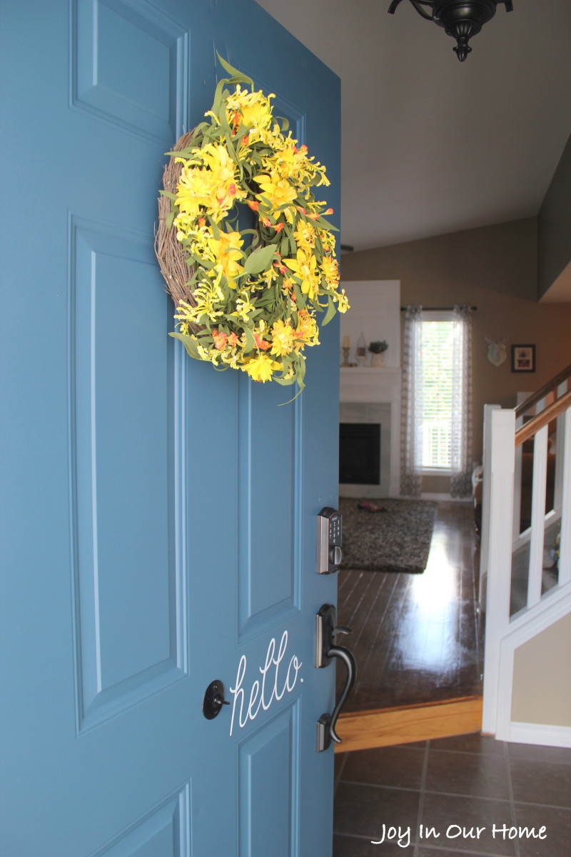 The Easiest Way To Paint a Door 