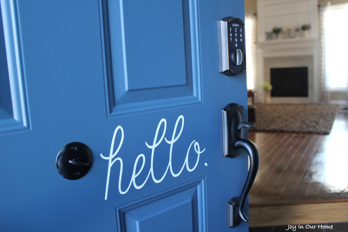 The Easiest Way To Paint a Door from www.joyinourhome.com