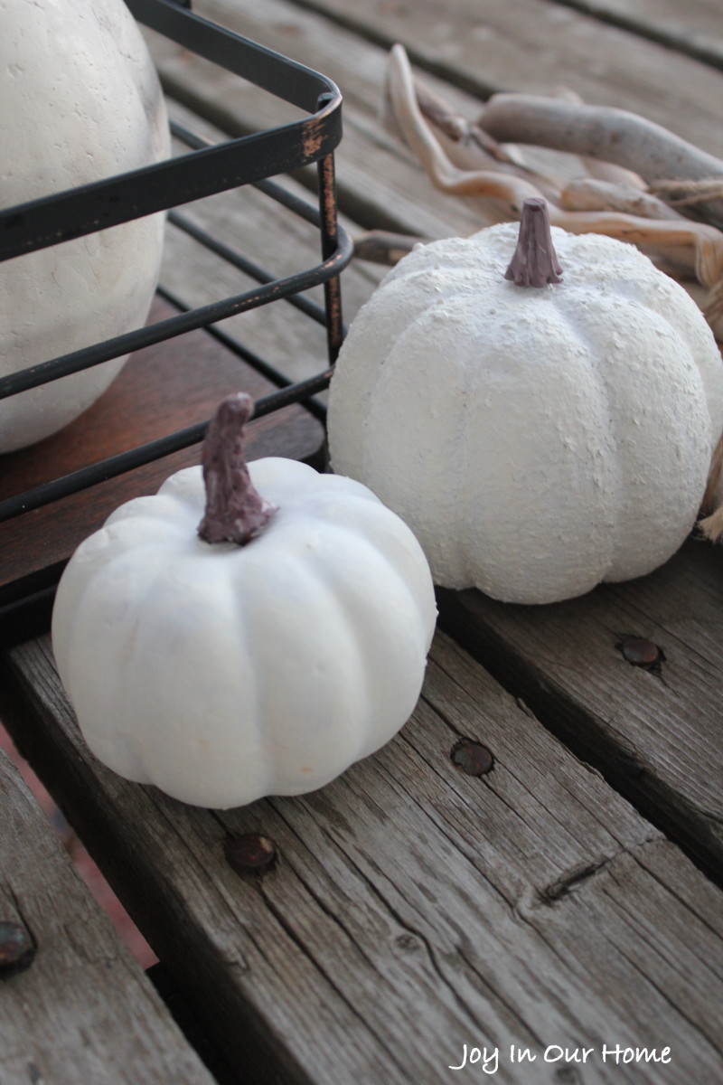 faux pumpkins