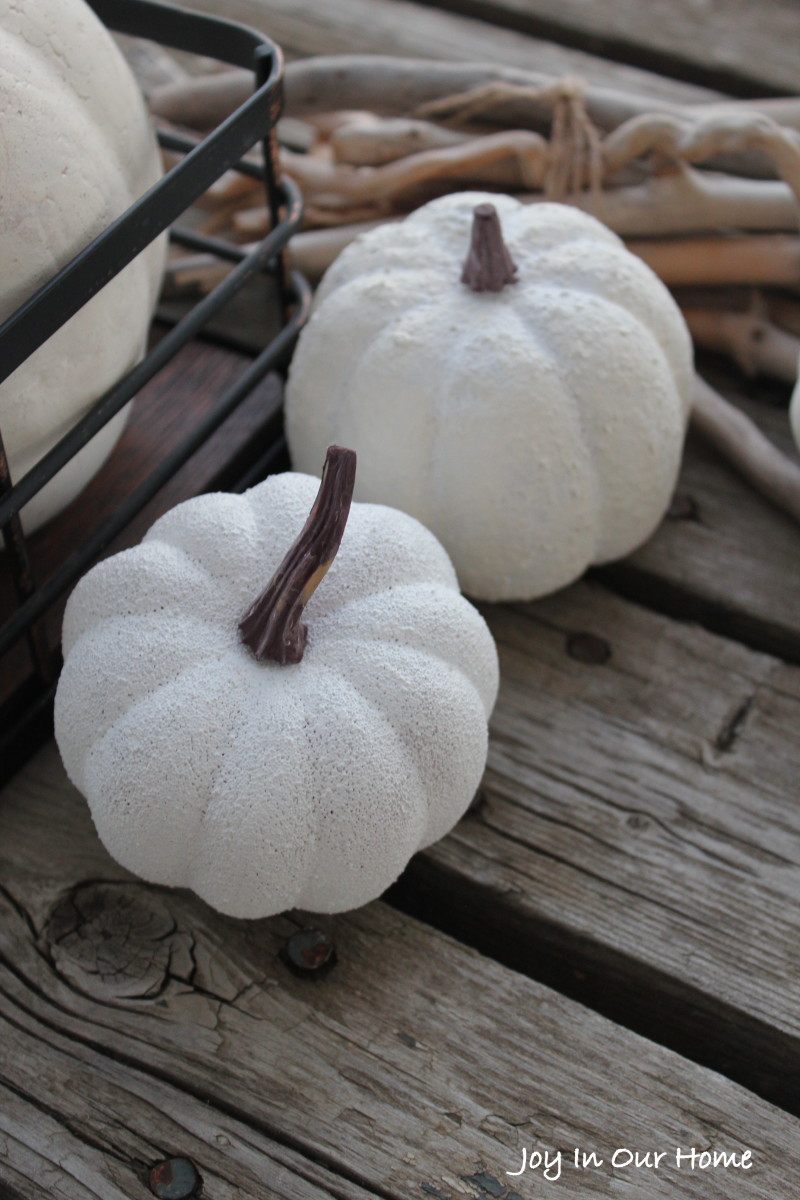 faux pumkins 