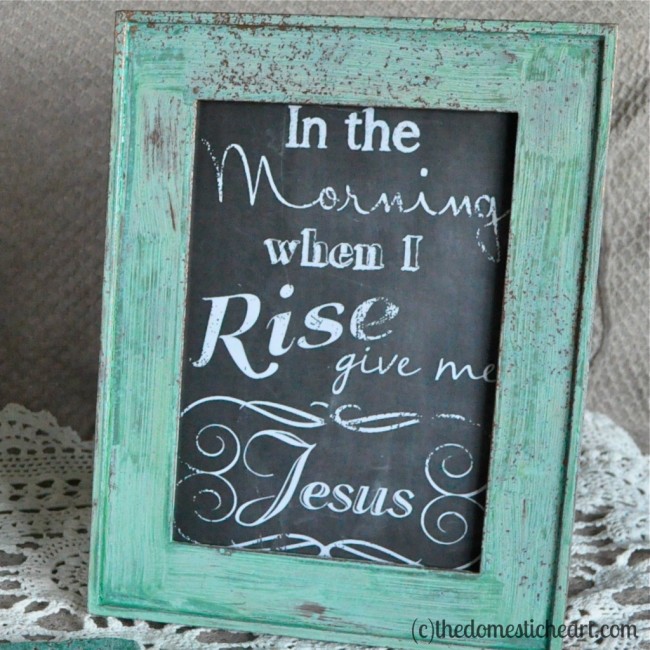 In The Morning When I Rise free printable