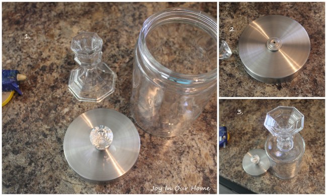 Dollar Store Apothecary Jars from www.joyinourhome.com