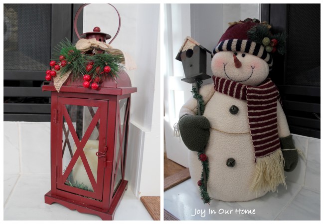 A Holiday Home Tour at www.joyinourhome. A simple but cozy Christmas. 