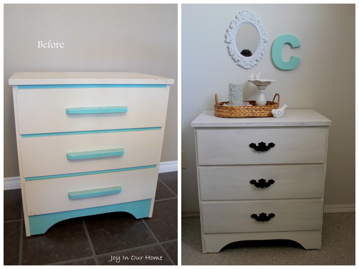 Bedside Table Makeover