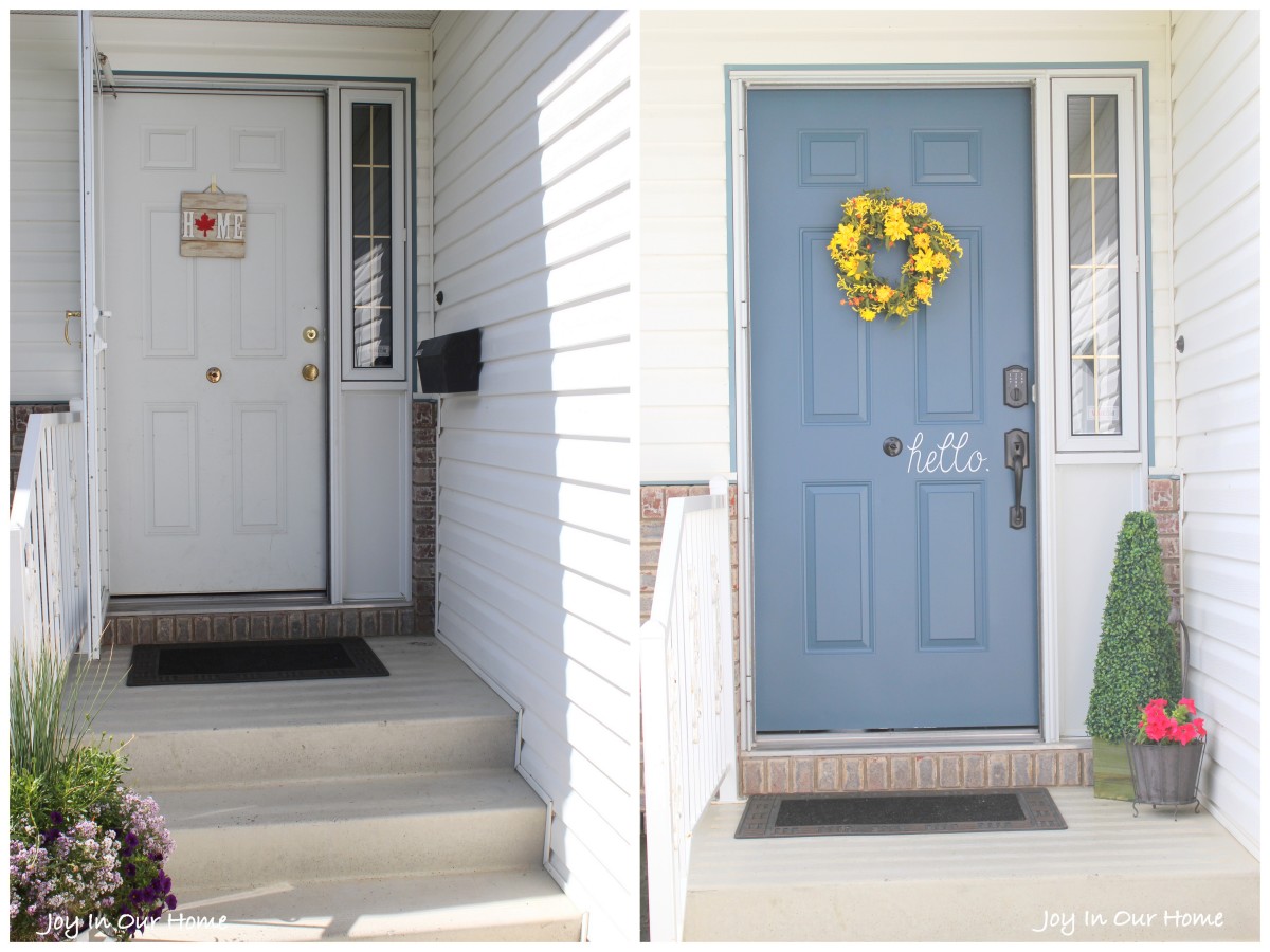 The Easiest Way To Paint a Door from www.joyinourhome.com