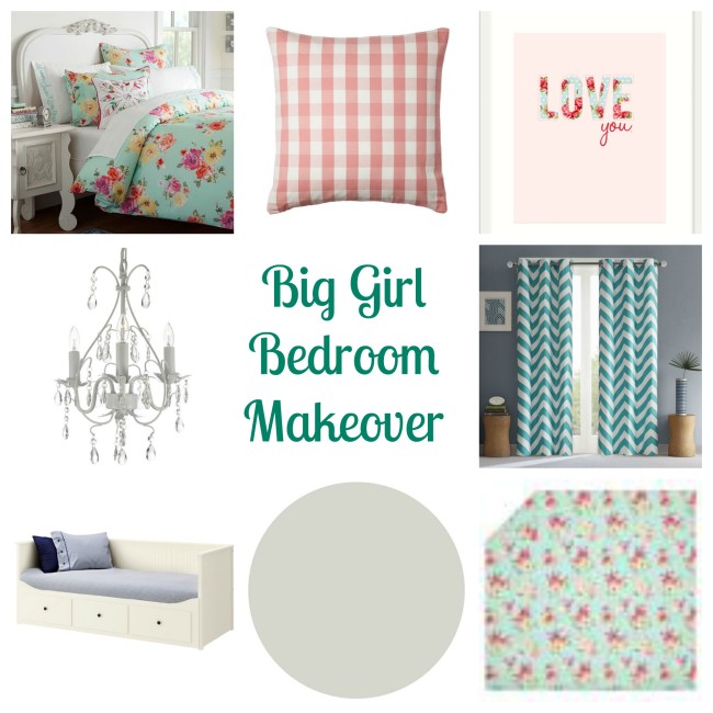 Big Girl Bedroom Makeover