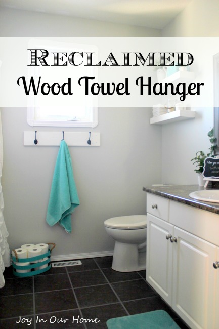 Reclaimed Wood Towel Hanger