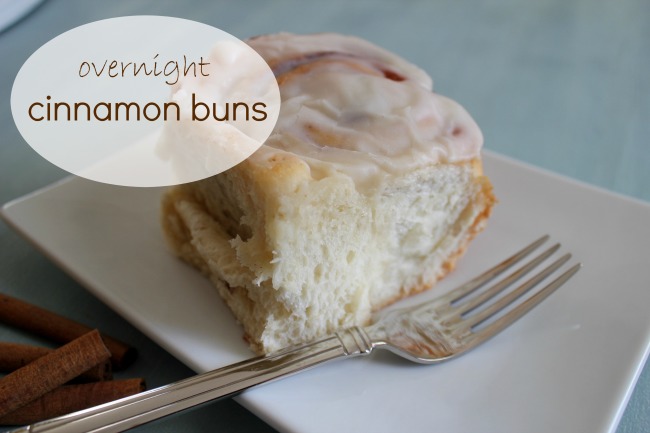 Overnight Cinnamon Buns from www.joyinourhome.com