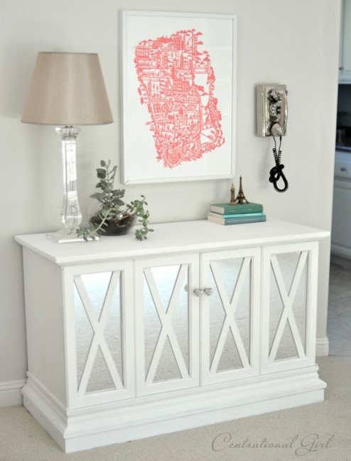$10 Cabinet Makeover from Centsational Girl