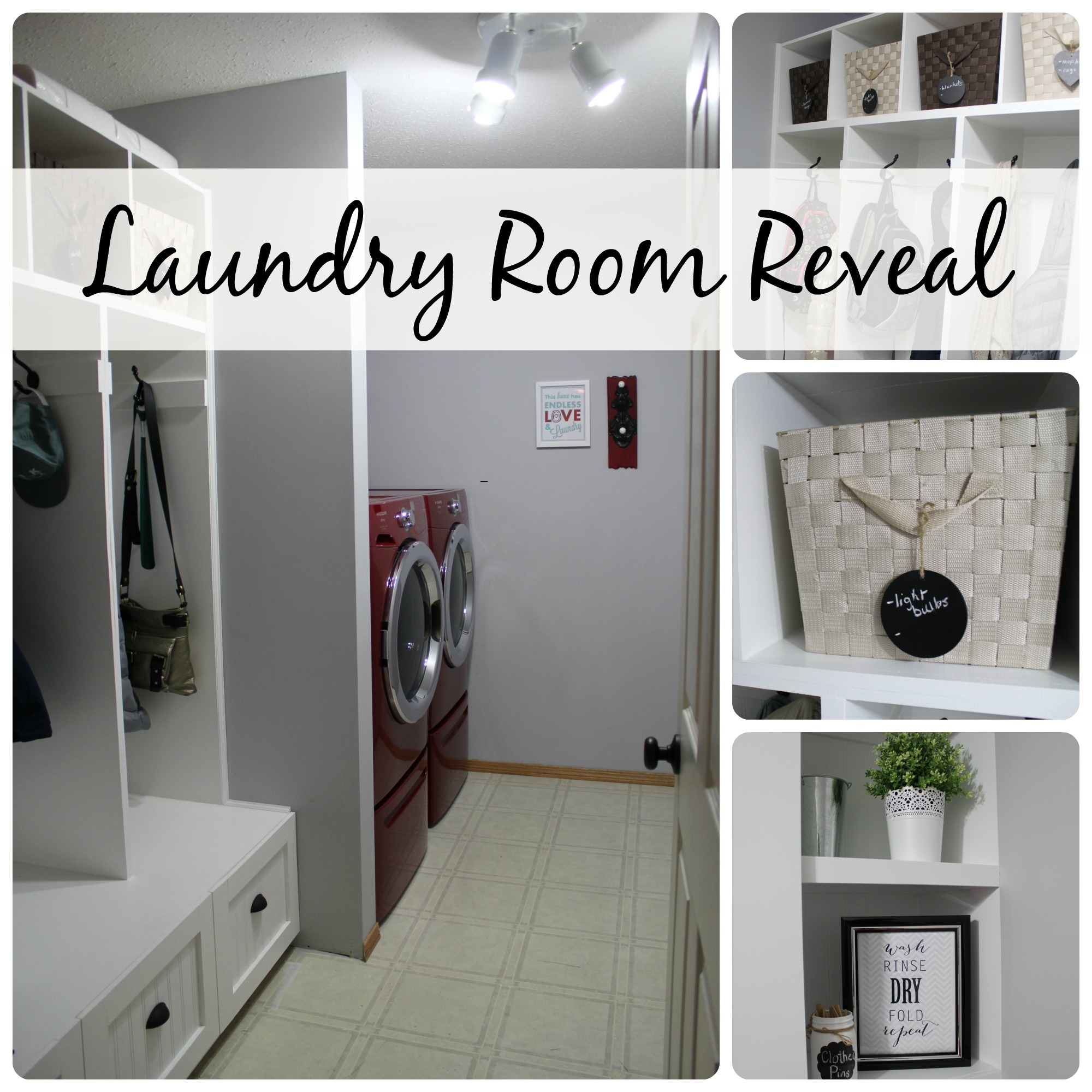 Laundry Room Remodel Reveal