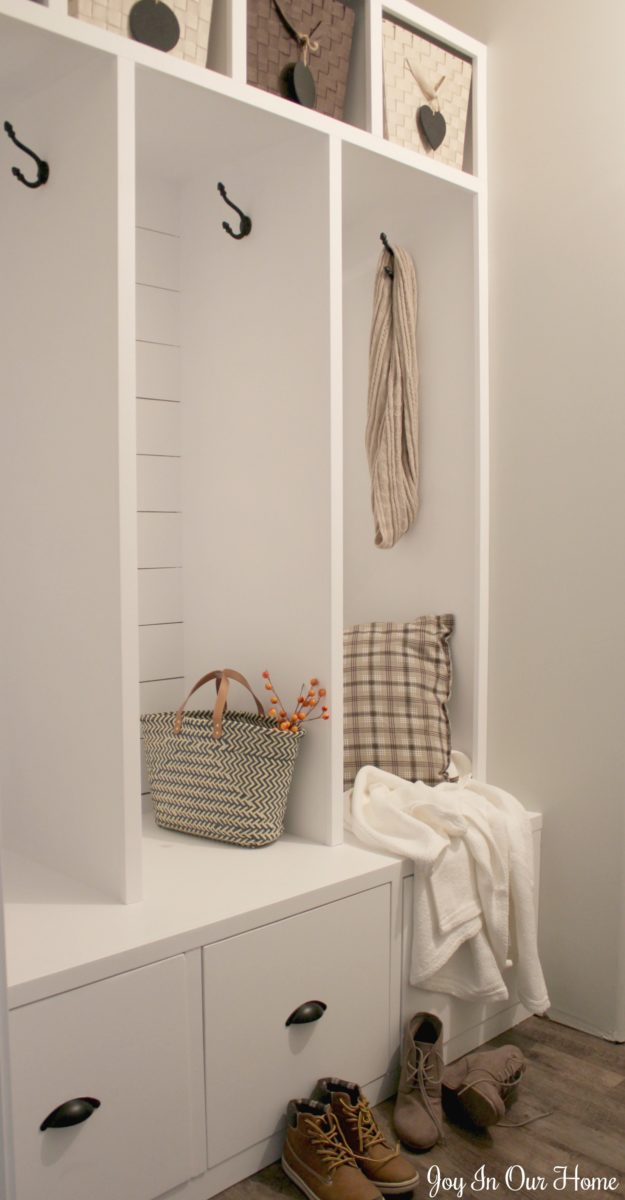 How To Make Your Own Mudroom Lockers Joy In Our Home