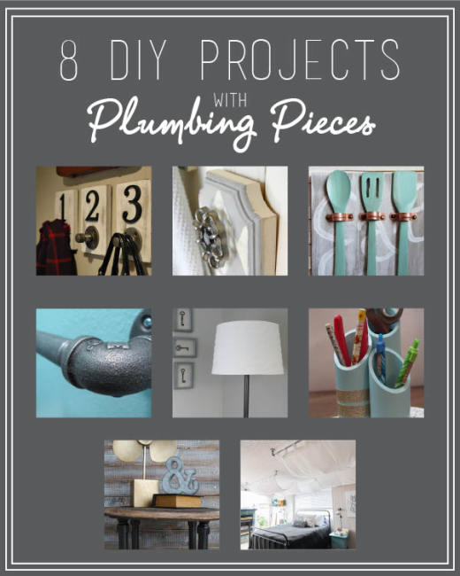 Monthly Challenge with Plumbing Pieces at www.joyinourhome.com