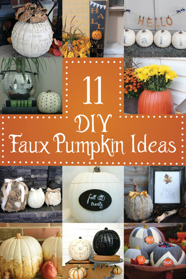 Pick Your Pumpkin (Quick DIY Pumpkin Planter)