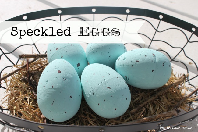 Speckled Eggs from www.joyinourhome.com