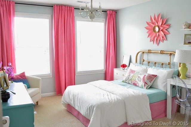 Fun & Colorful Girl's Bedroom 