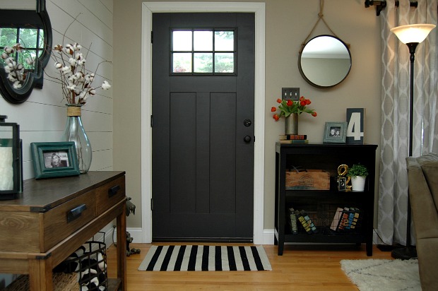  Sometimes all it takes is a few fresh flowers and a $5.00 clearance rug to bring life back into a space.