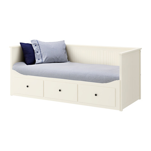 HEMNES Daybed with 3 drawers/2 mattresses IKEA Four functions - sofa, single bed, double bed and storage solution.