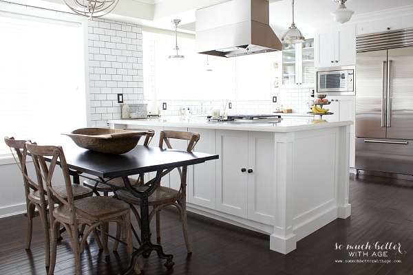 Industrial Vintage French kitchen | somuchbetterwithage.com