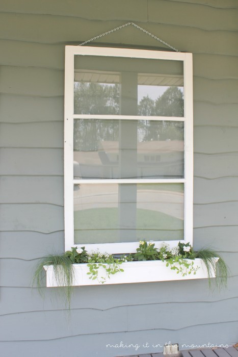 Vintage Window Flower Box