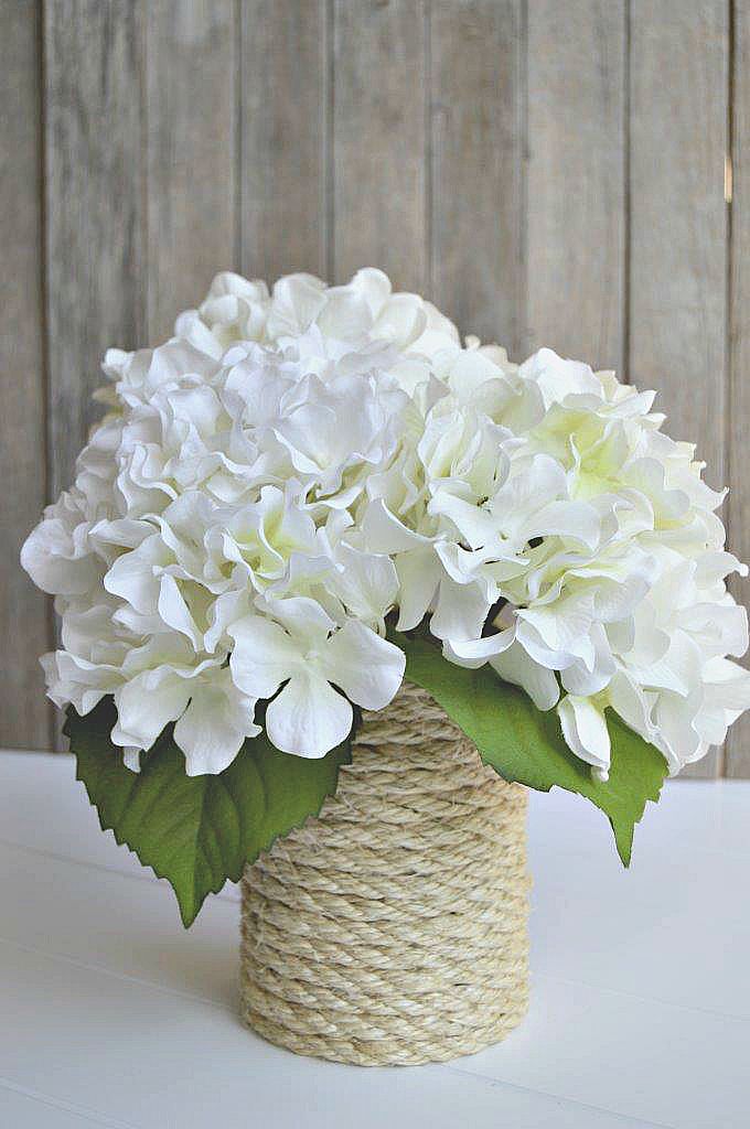 DIY Beachy Sisal Rope Vase | Home Remedies Rx.com