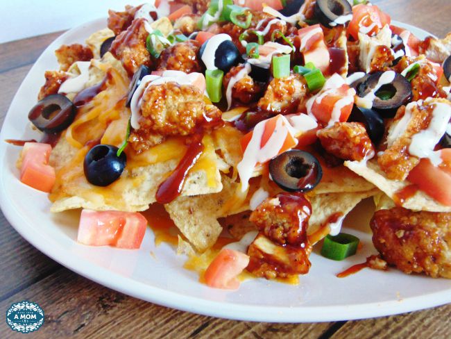 Loaded BBQ Chicken Nachos