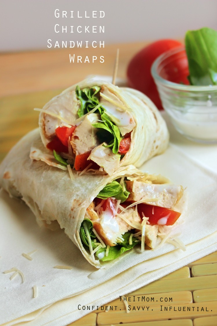 Grilled Chicken Sandwich Wraps Recipe 